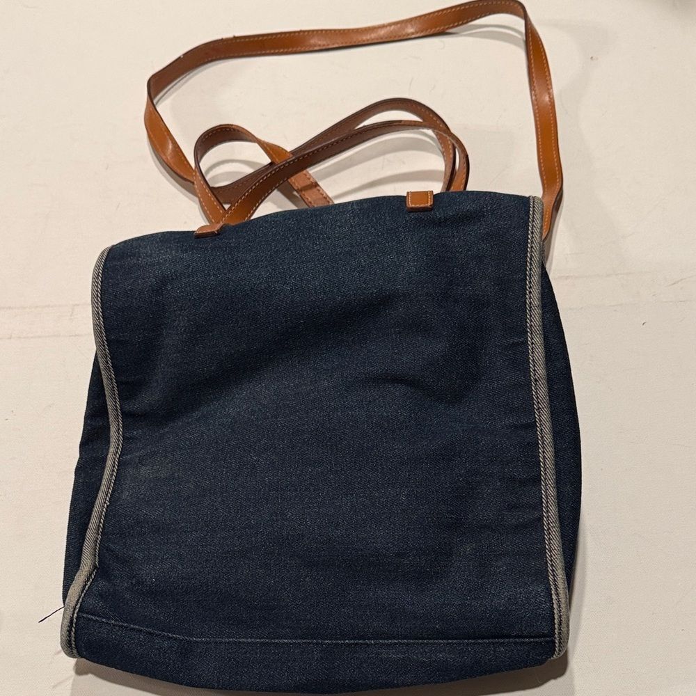 Tommy Hilfiger Denim and Brown Messenger Bag - Picture 2 of 5